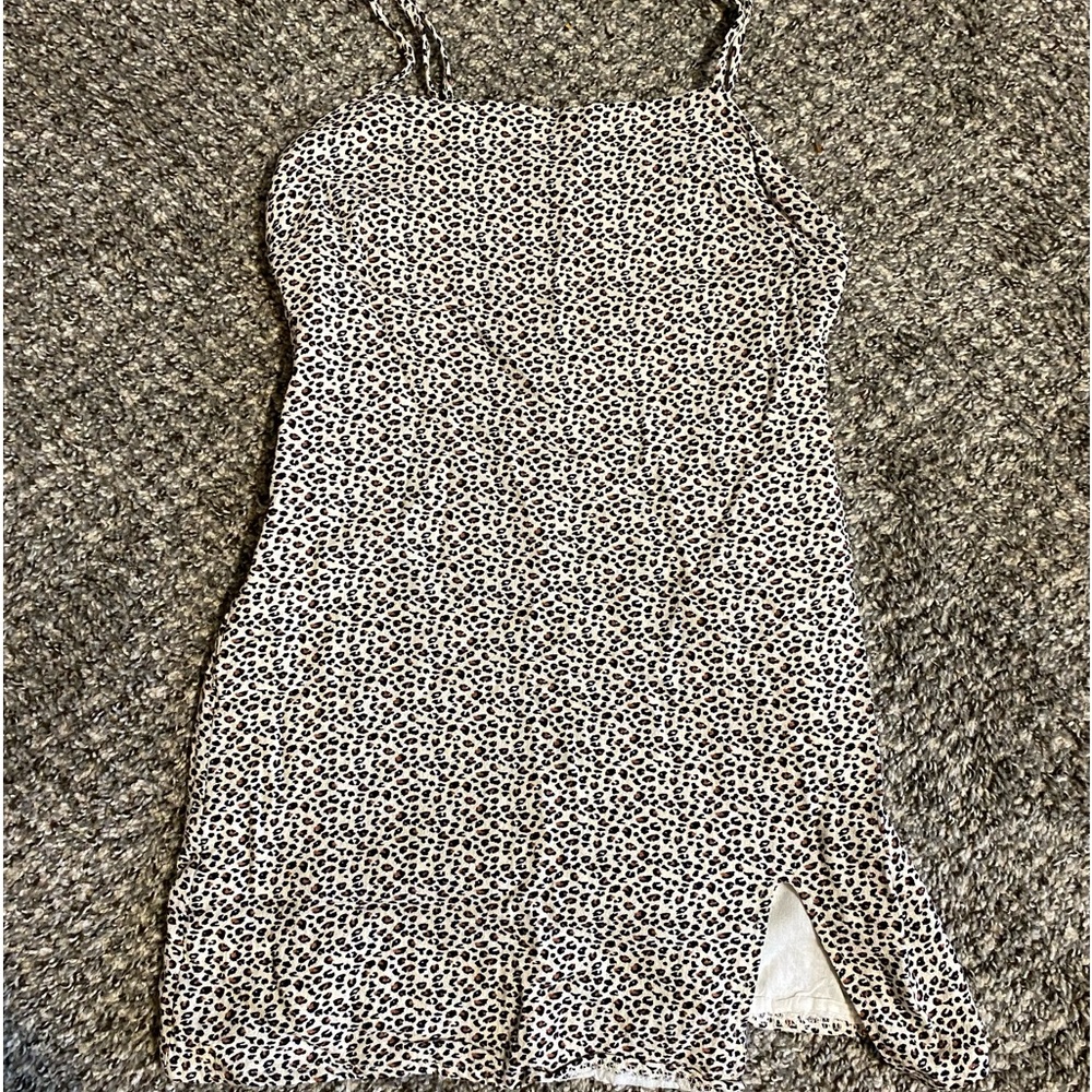 Cheetah print dress